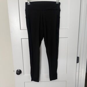Black Leggings with Side Detail